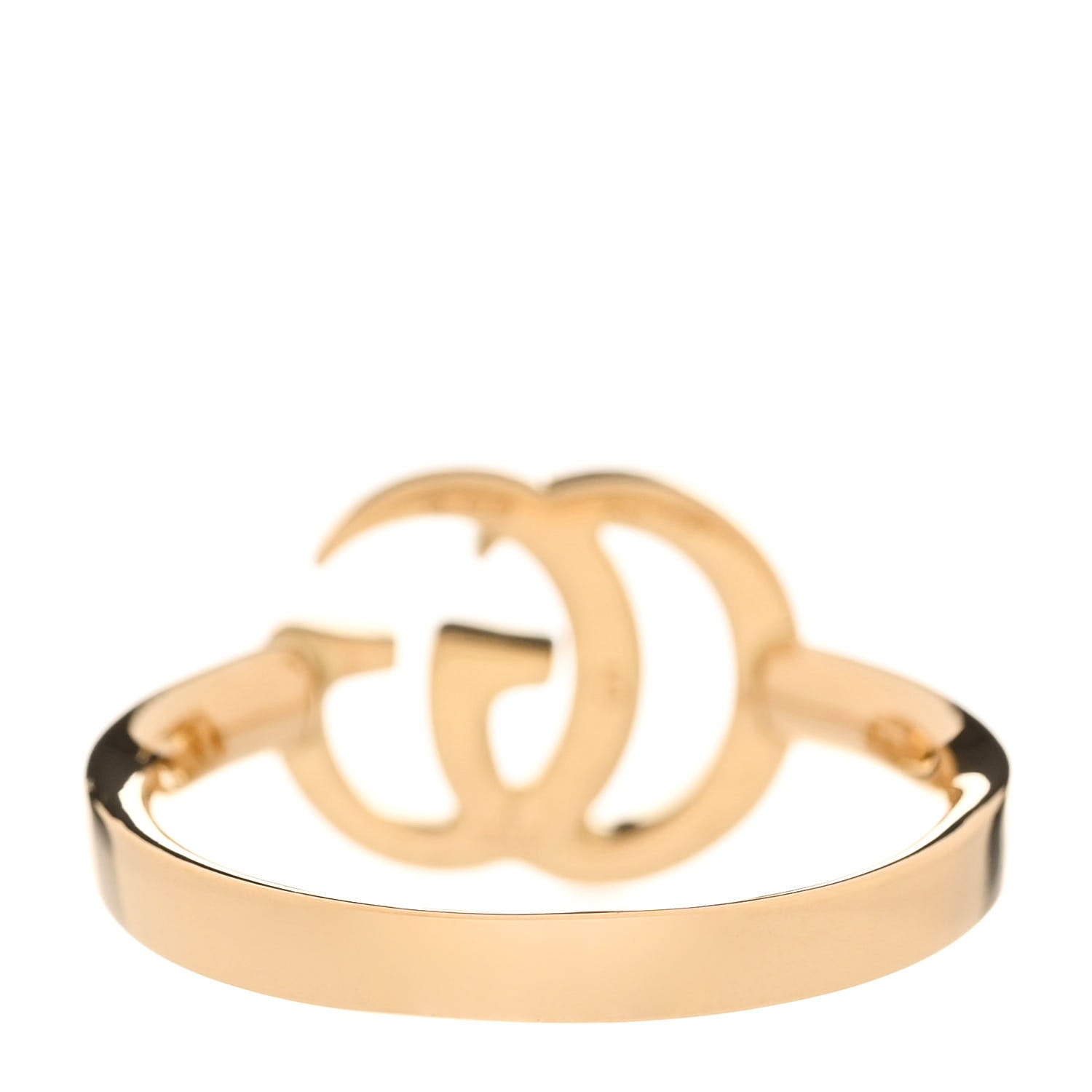 Gucci 18K Yellow Gold Running GG Ring 54 7 3 of 6