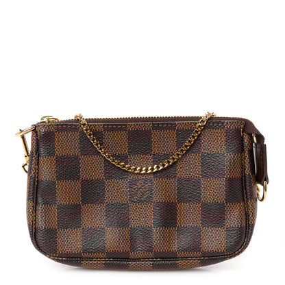Louis Vuitton Damier Ebene Mini Pochette Accessories 1 of 8