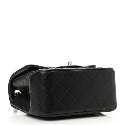 Chanel Lambskin Quilted Mini Square Flap Black 4 of 12