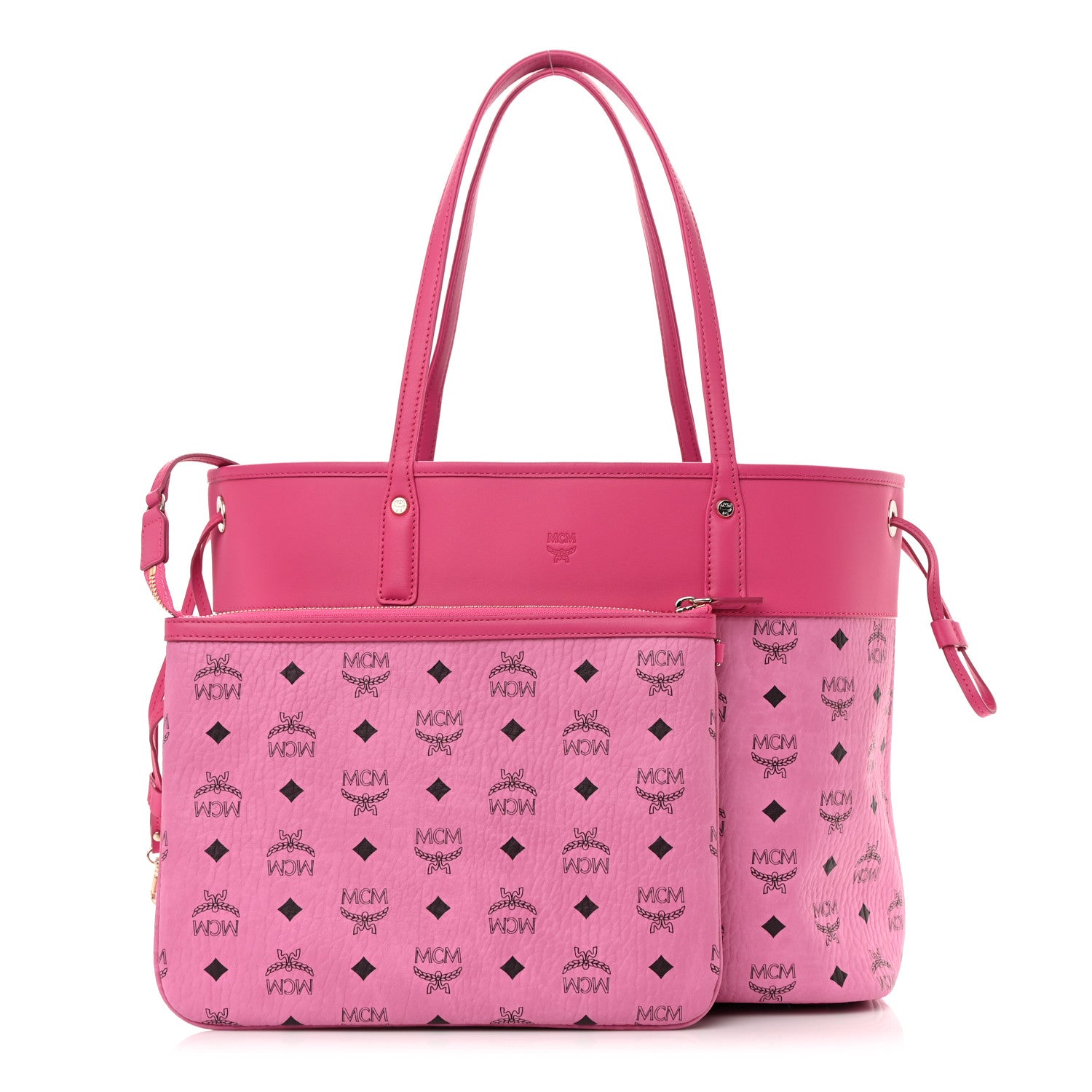 MCM Visetos Aren Tote Pink 1 of 11
