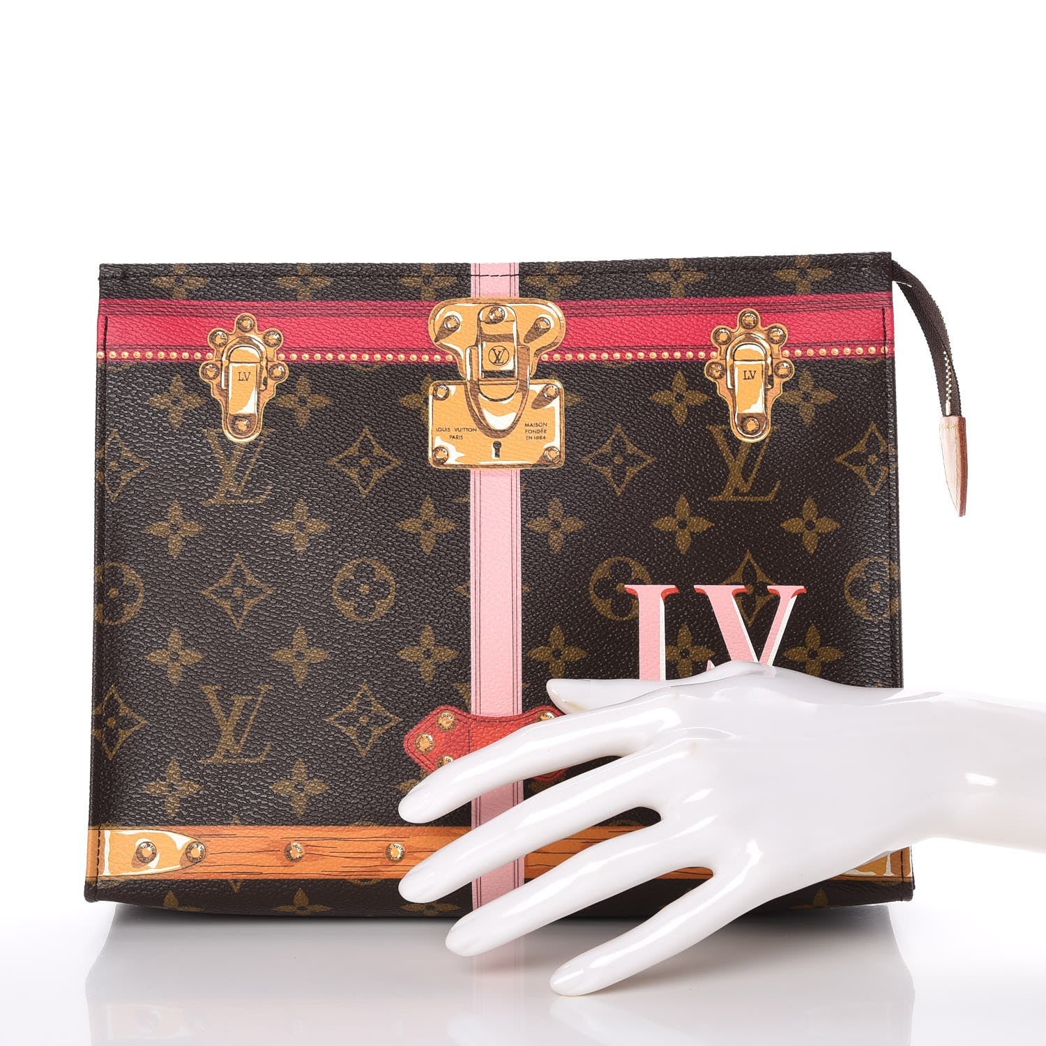 Louis Vuitton Monogram Summer Trunks Toiletry Pouch 26 2 of 7
