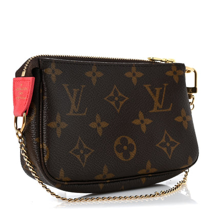 Louis Vuitton Monogram 2021 Christmas Animation London Mini Pochette Accessories Red 2 of 8