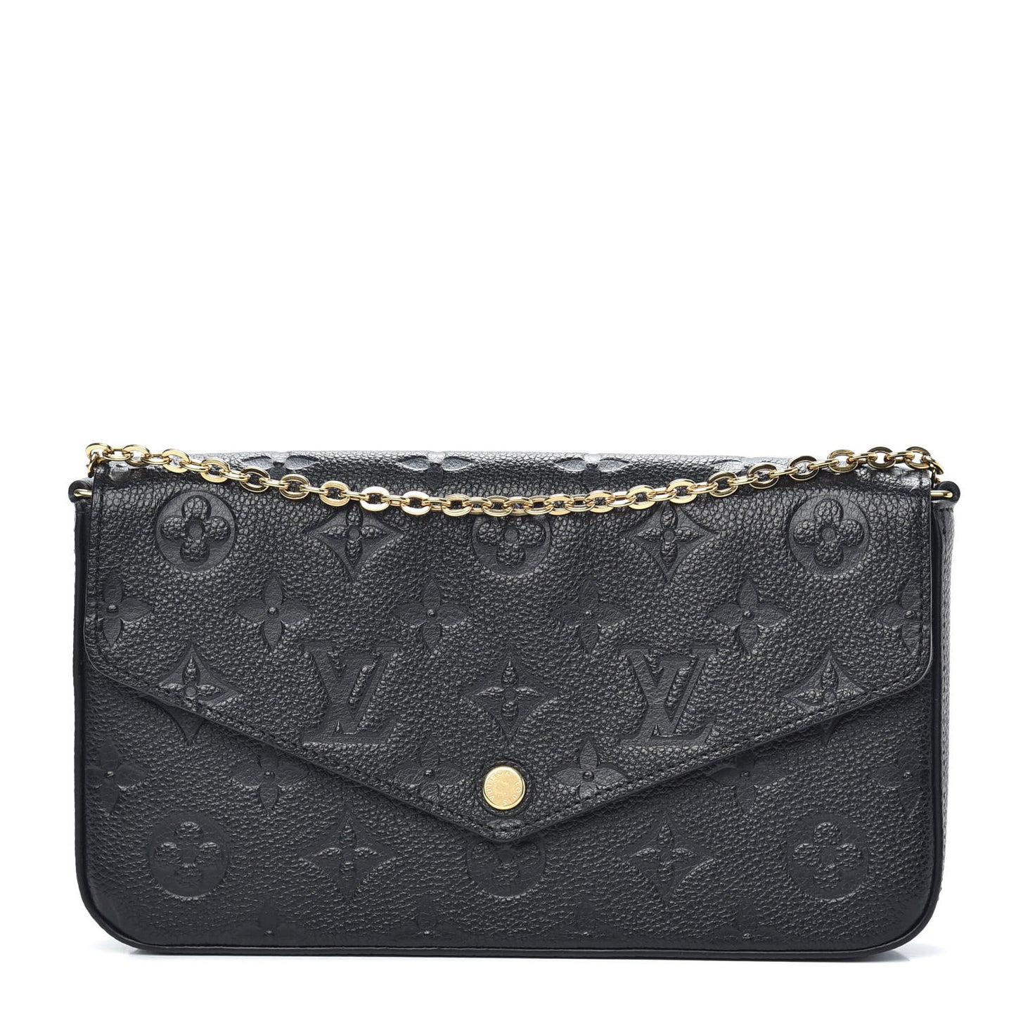 Empreinte Pochette Felicie Chain Wallet Black