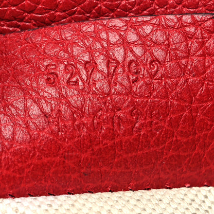 Gucci Grained Calfskin Small Logo Belt Bag Hibiscus Red 7 of 10