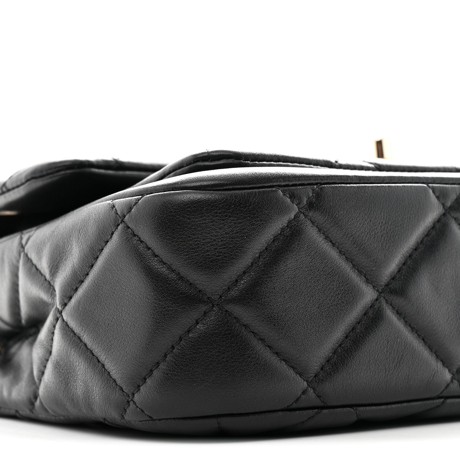 Chanel Calfskin Quilted Pocket Chic Flap Bag Black 9 of 11