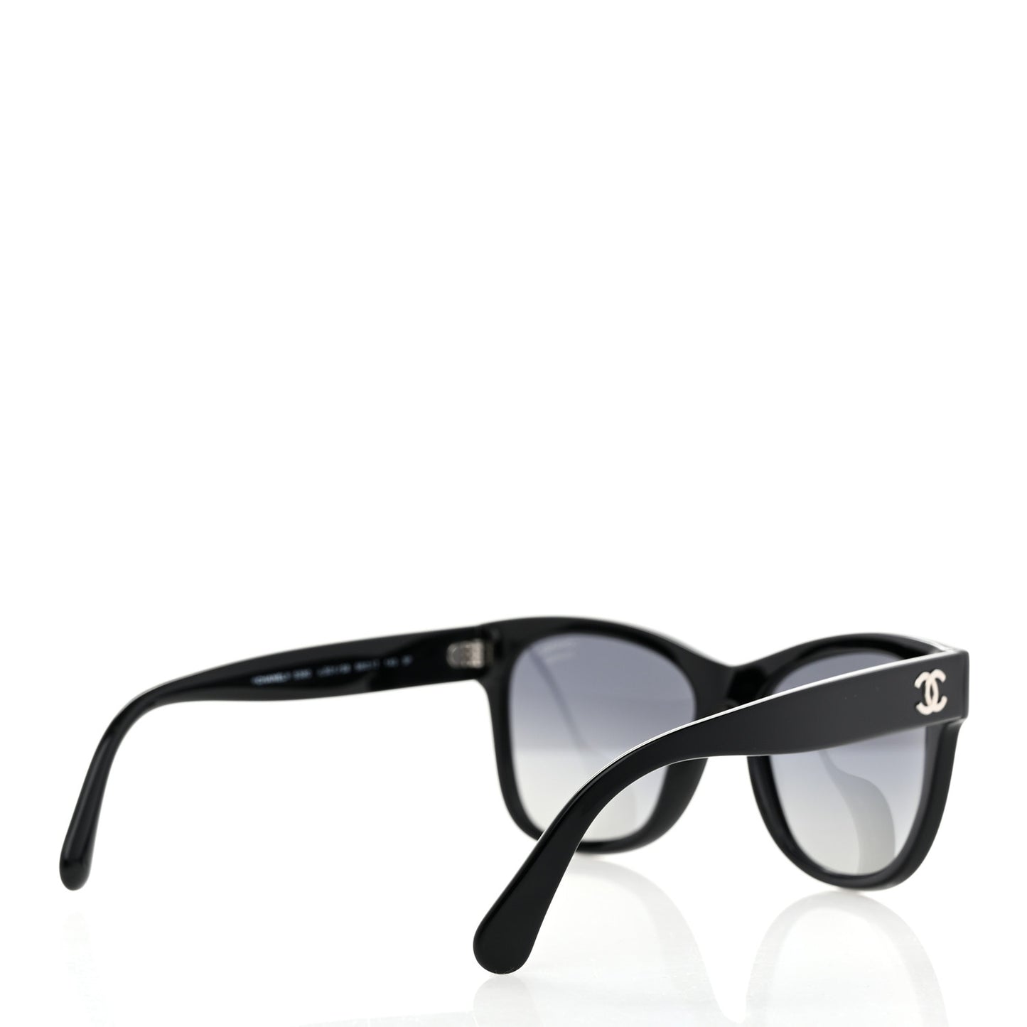 Acetate Polarized Square CC Sunglasses 5380 Black