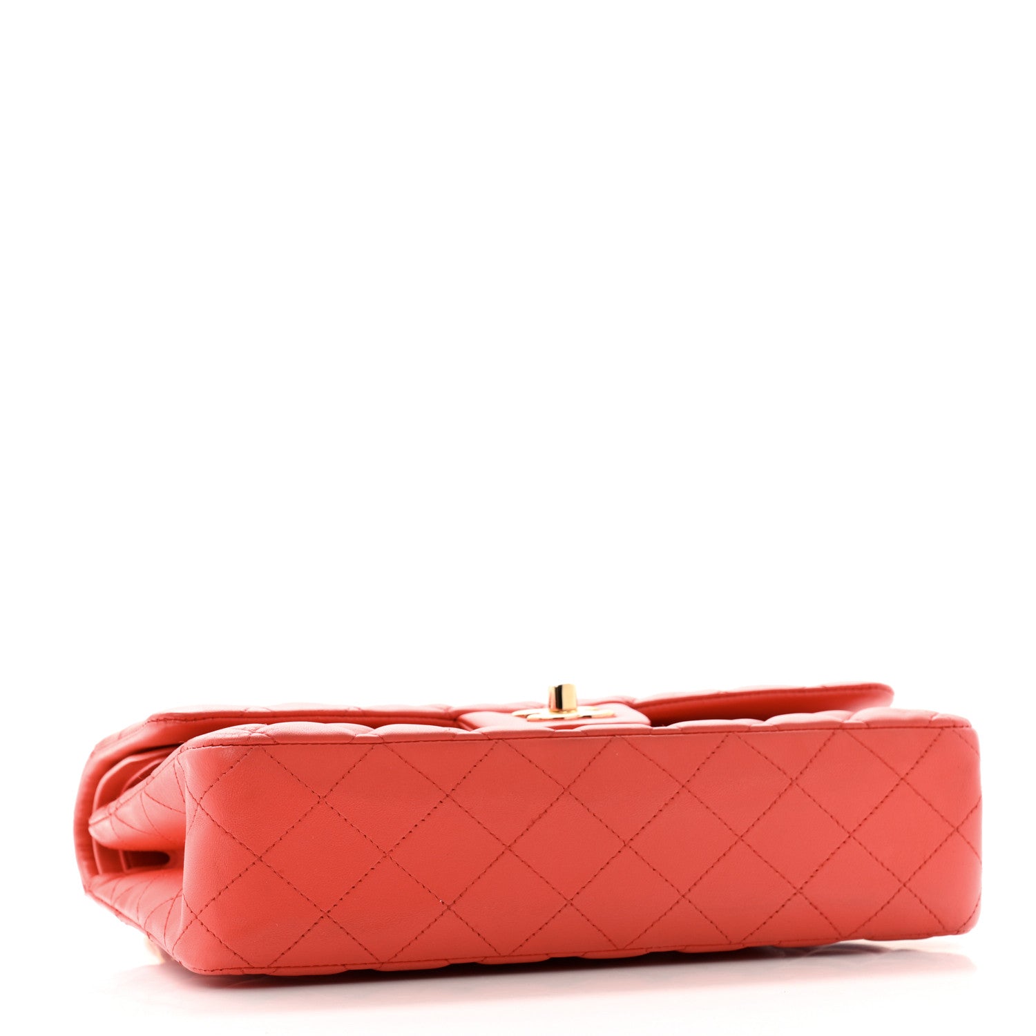 Chanel Lambskin Quilted Medium Double Flap Red 4 of 12