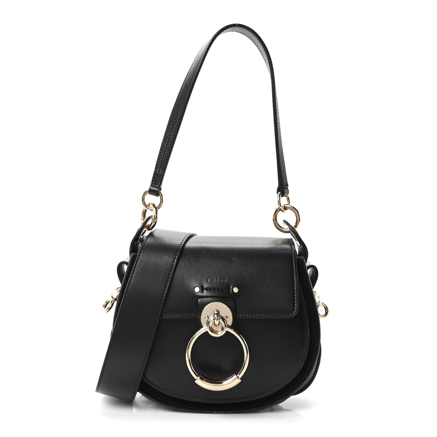 Calfskin Small Tess Bag Black