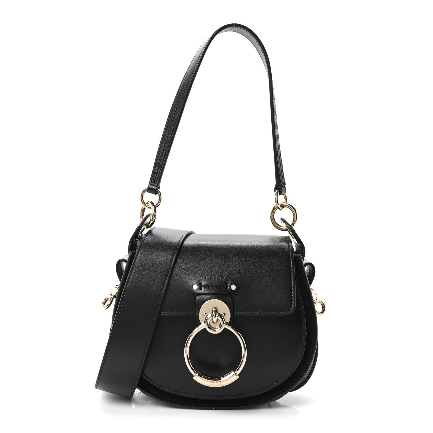 Chloe Calfskin Small Tess Bag Black 1 of 10