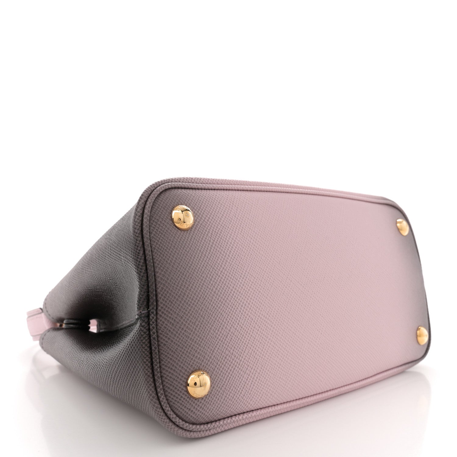 Prada Saffiano Cuir Mini Double Bag Alabastro 4 of 9
