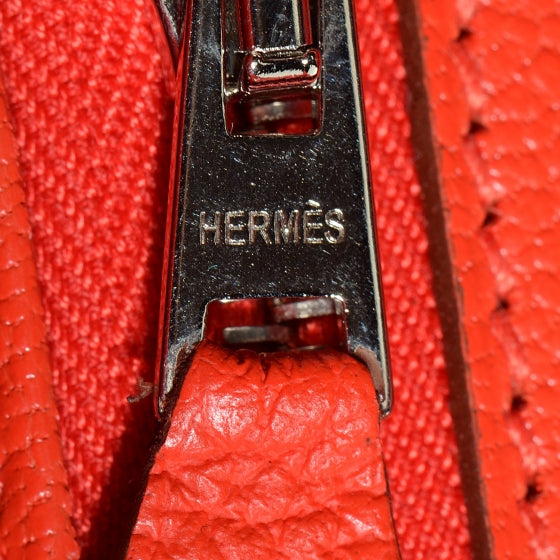 Togo Birkin 35 Rouge Casaque
