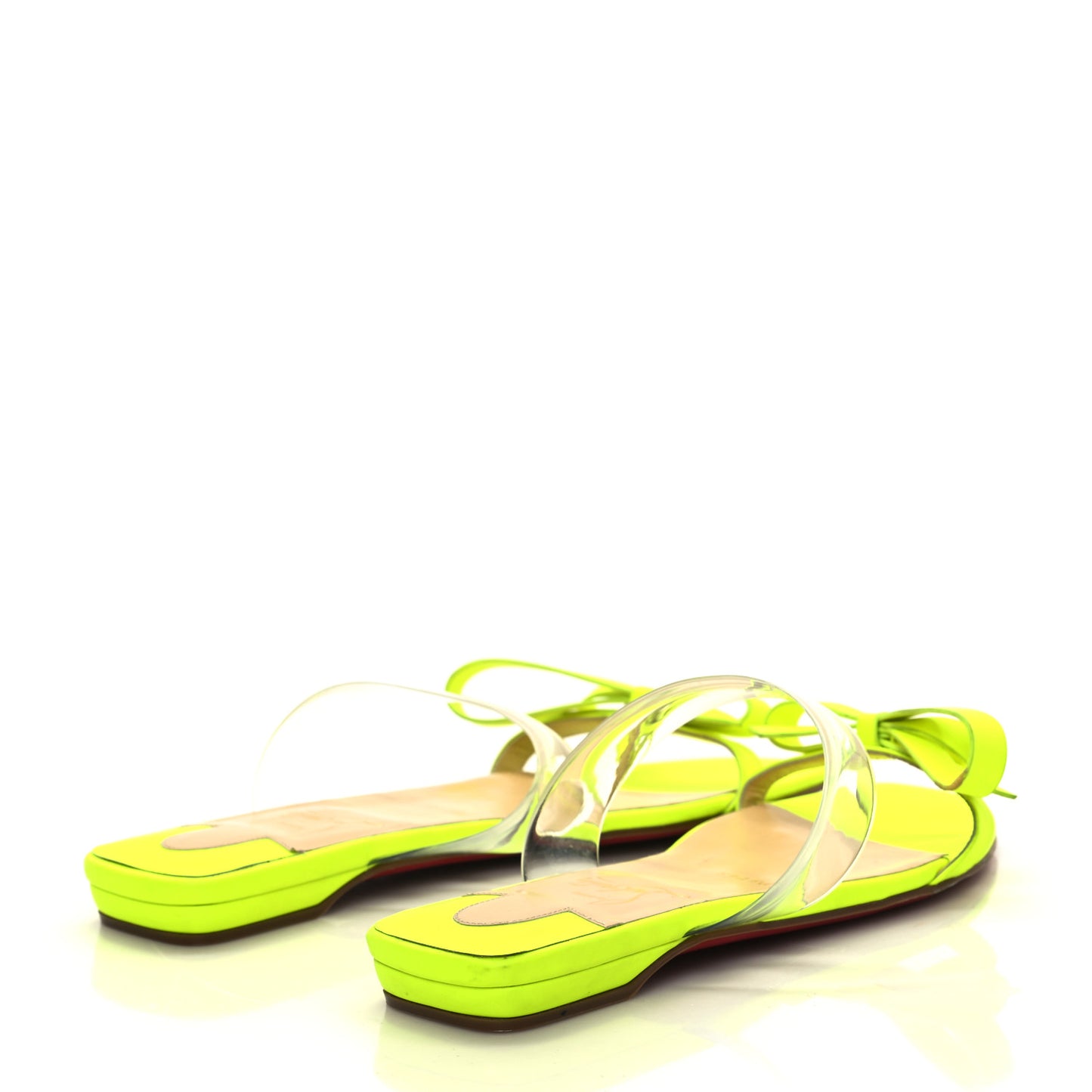 Calfskin Patent PVC Just Nodo Flat 35 Sulfure