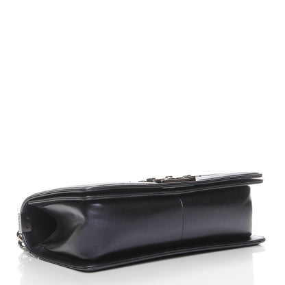 Chanel Embellished Python Medium Boy Flap Dark Purple 4 of 9