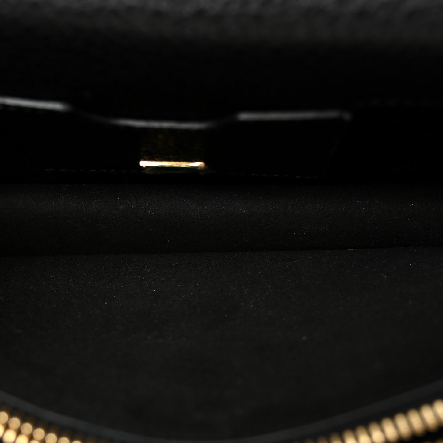 Grained Calfskin Rosalia Shoulder Bag Black