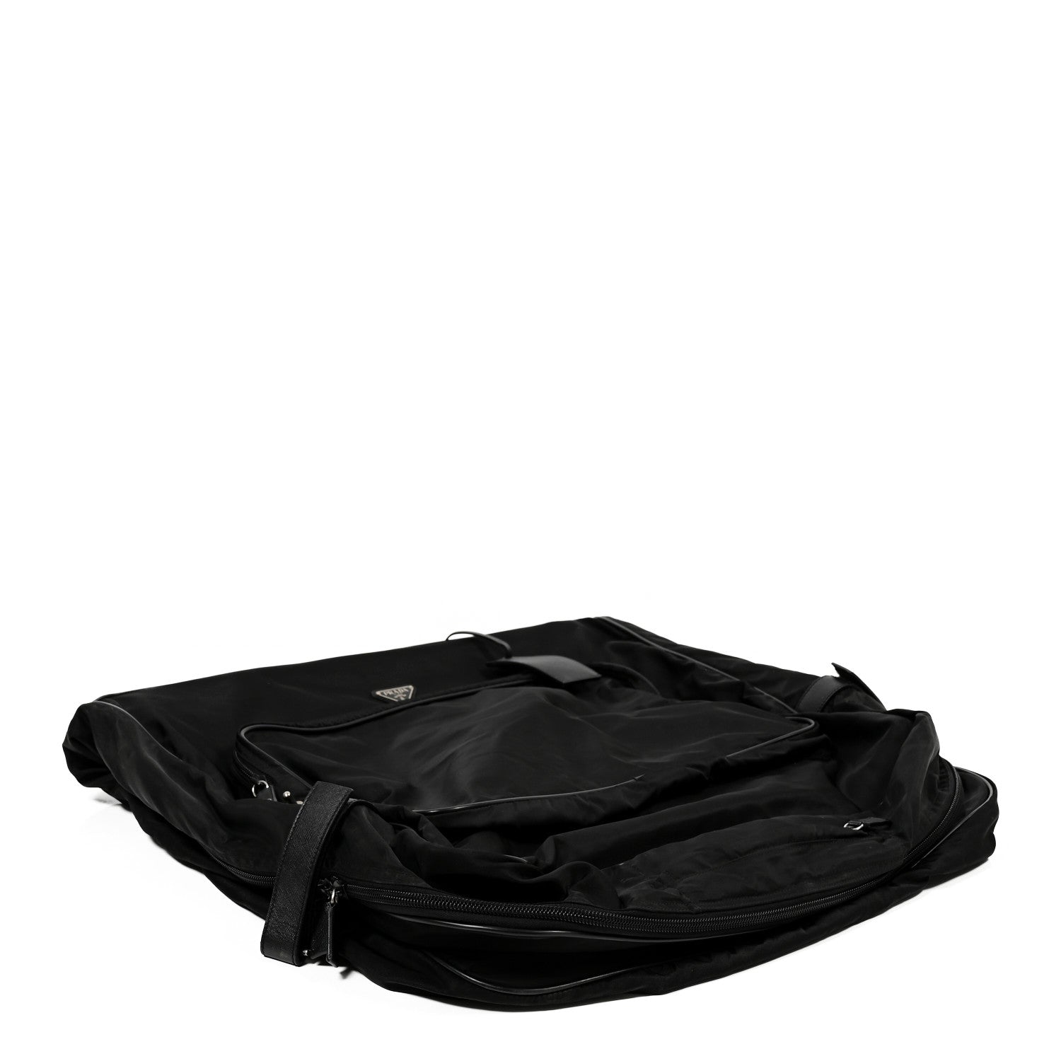 Prada Tessuto Nylon Garment Bag Black 3 of 13