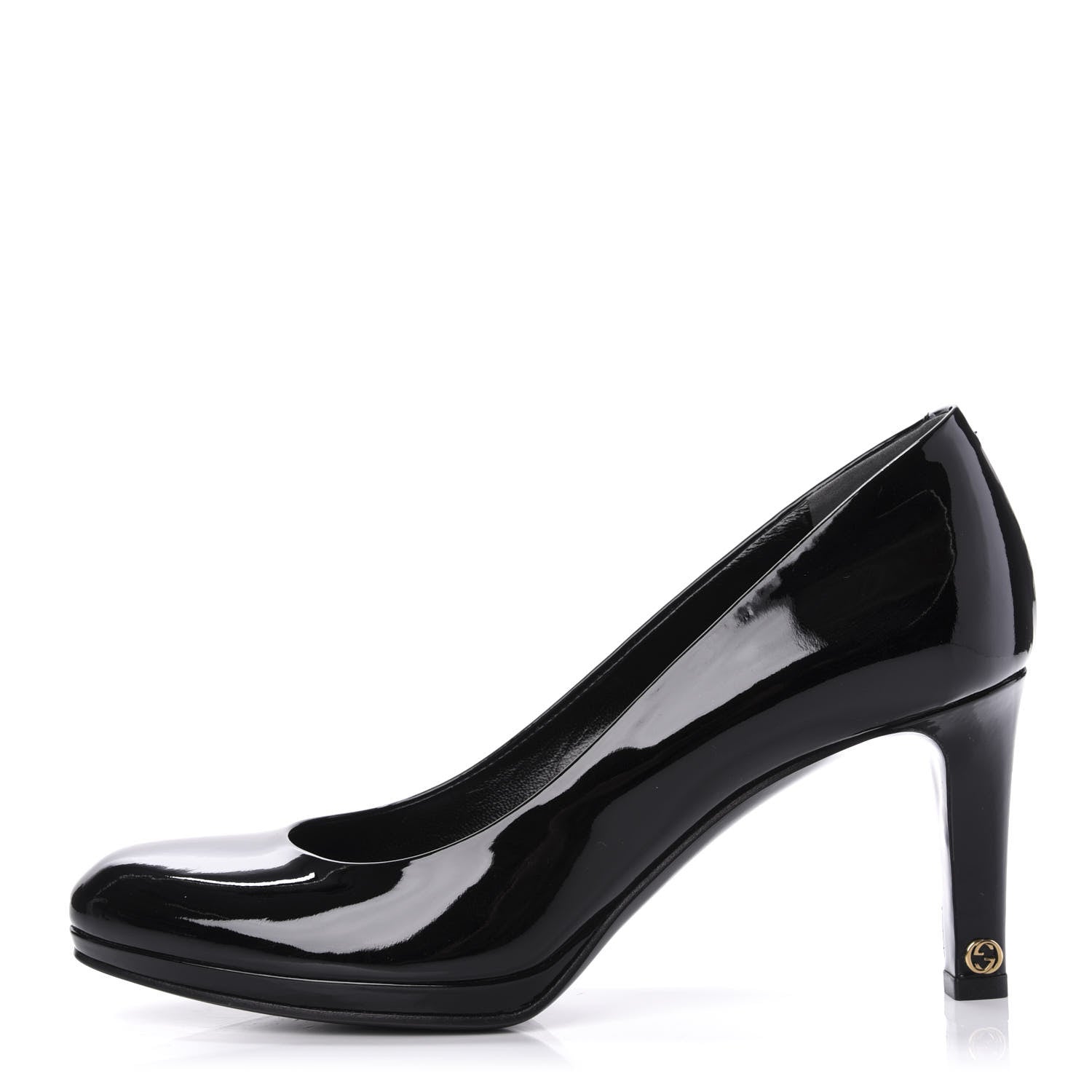 Gucci Patent Calfskin Pumps 36.5 Black 1 of 11