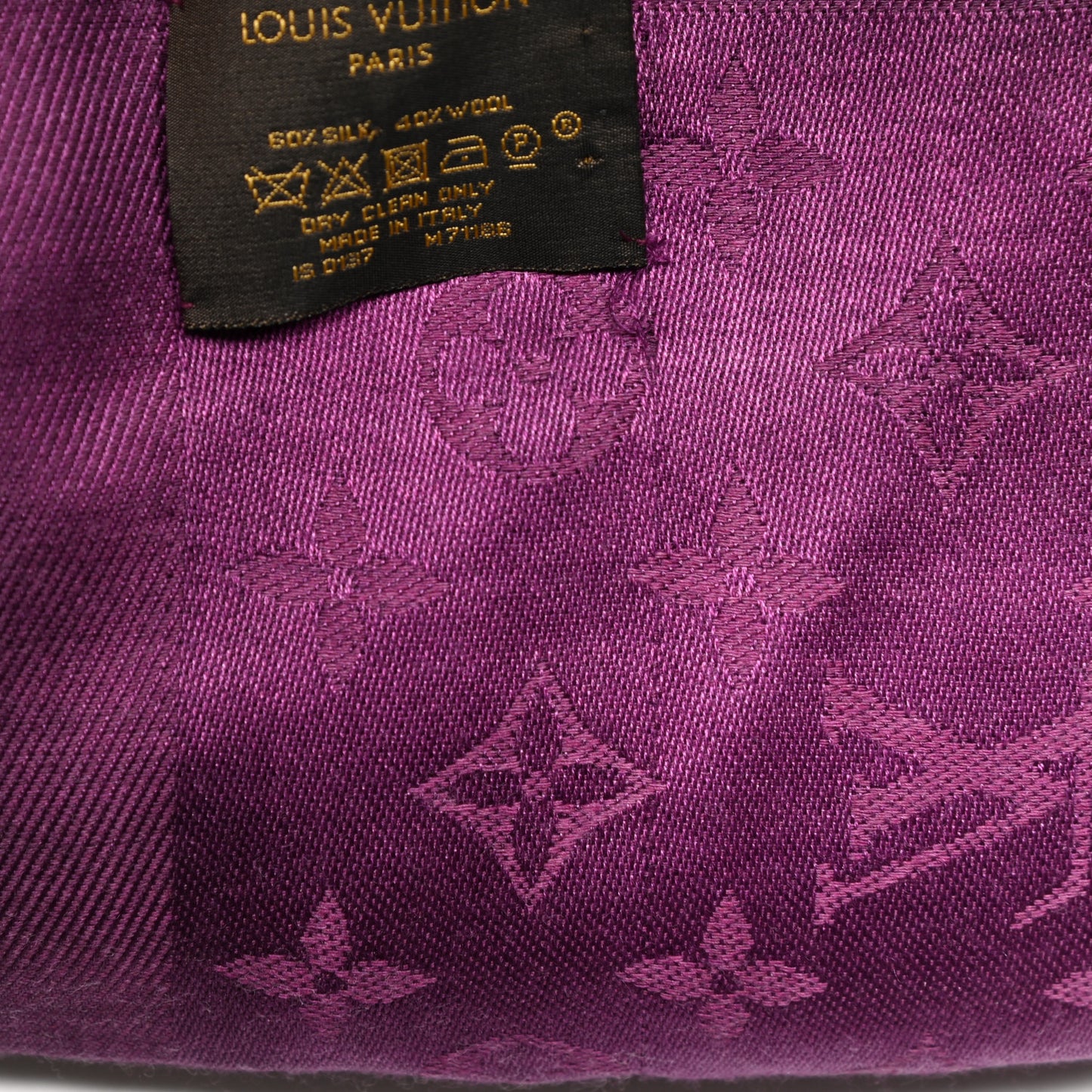 Silk Blurrygram Shawl Purple Pink