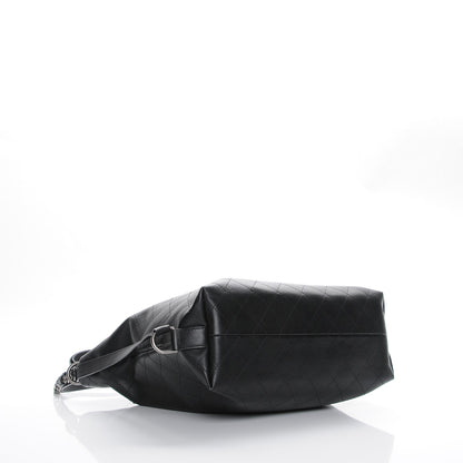 Chanel Calfskin Stitched Large Hobo Black 3 of 10