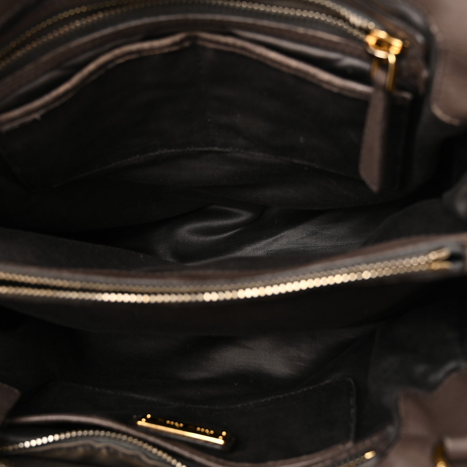 Miu Miu Nappa Matelasse Turnlock Hobo Black Brown 5 of 12