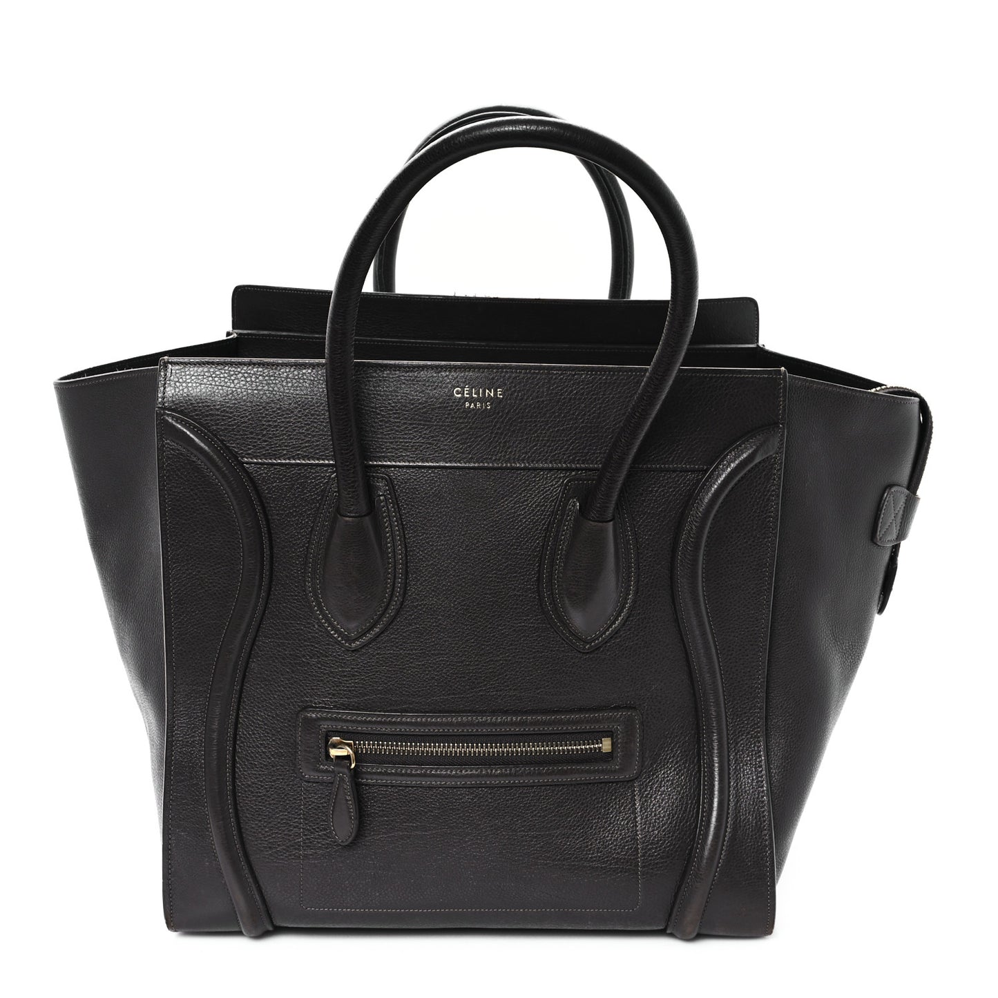 Soft Grained Calfskin Mini Luggage Brown