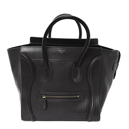 Celine Soft Grained Calfskin Mini Luggage Brown 1 of 12