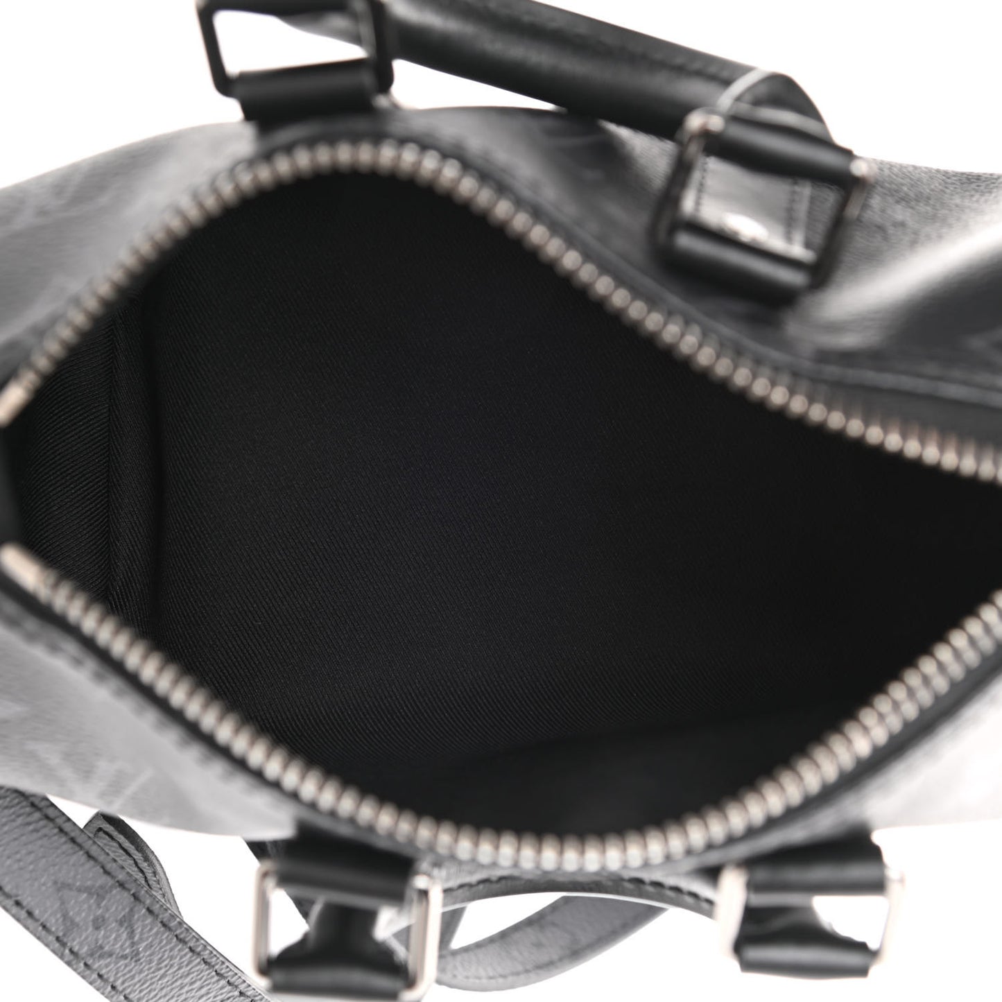 Reverse Monogram Eclipse Keepall XS Black