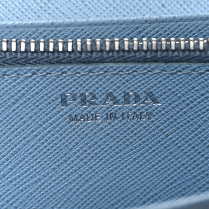 Prada Saffiano Fiocco Bow Continental Wallet Astrale 7 of 13