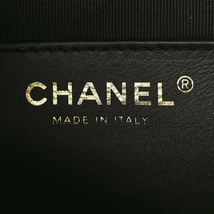 Chanel Caviar Quilted CC Top Handle Vanity Case Black 6 of 9