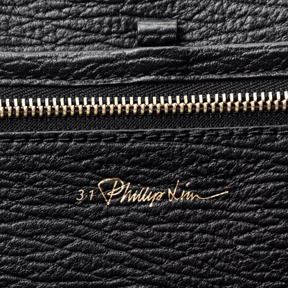 3.1 Phillip Lim Textured Calfskin Medium Pashli Satchel Black 7 of 10