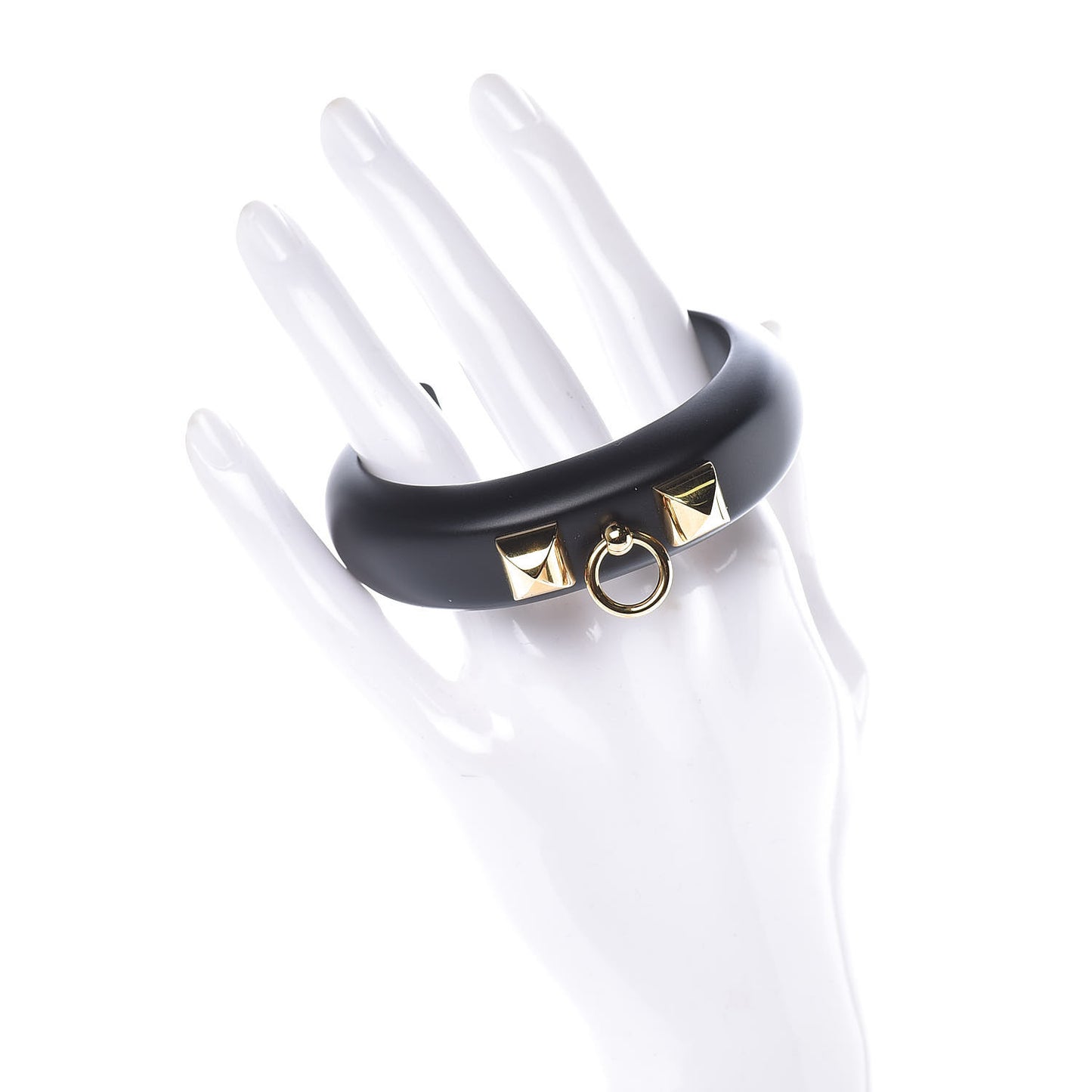 Pearwood Medor Fine Cuff S Bracelet Black