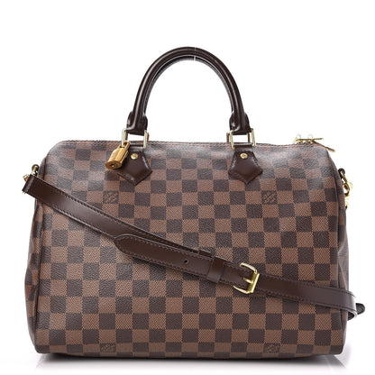 Louis Vuitton Damier Ebene Speedy Bandouliere 30 1 of 8