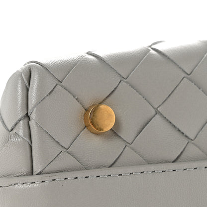 Bottega Veneta Calfskin Nappa Intrecciato Mini Wallace Agate Grey 11 of 12
