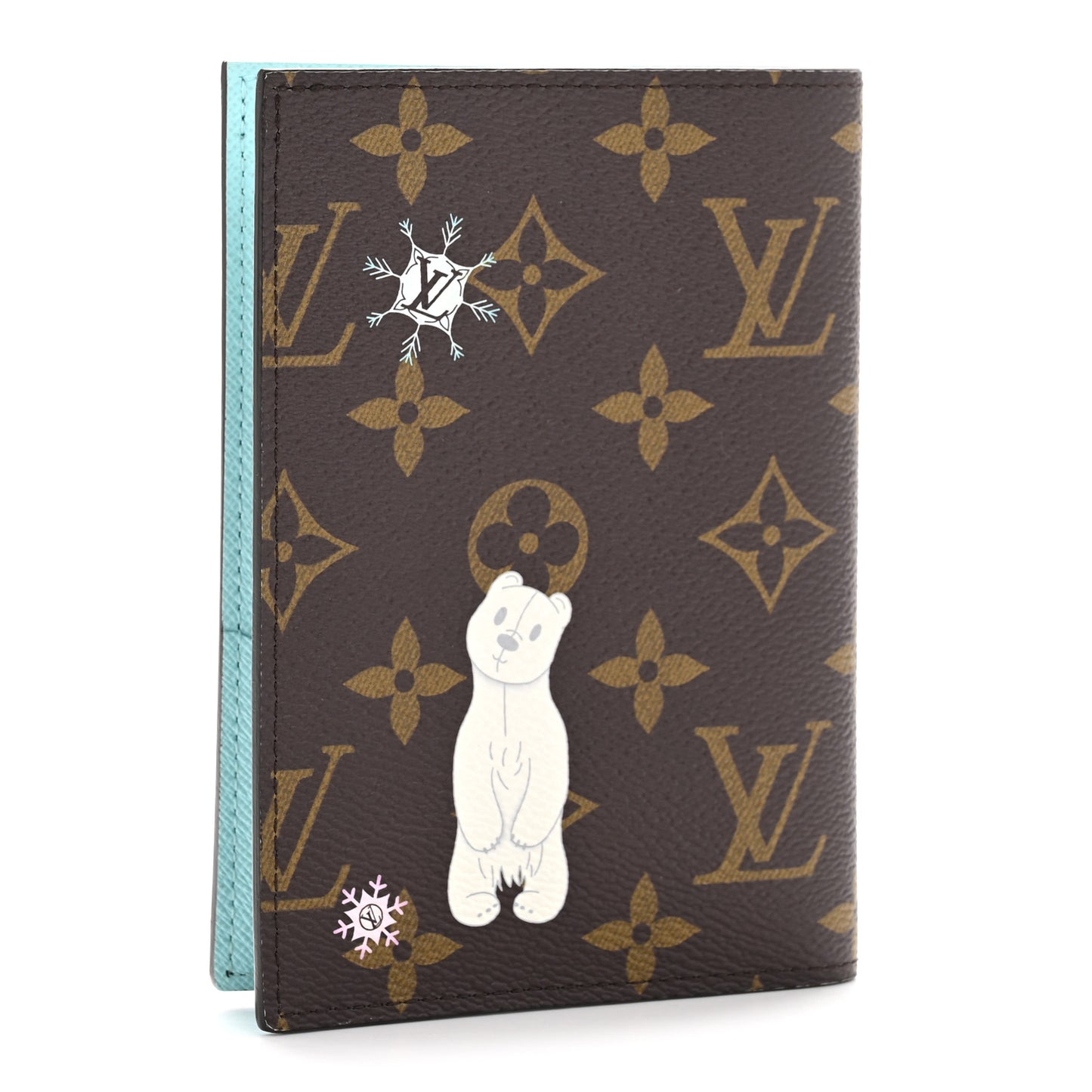 Monogram 2025 Christmas Animation Passport Cover Azur Frost
