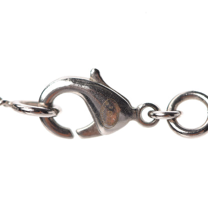 Chanel CC Medallion Necklace Silver 4 of 5