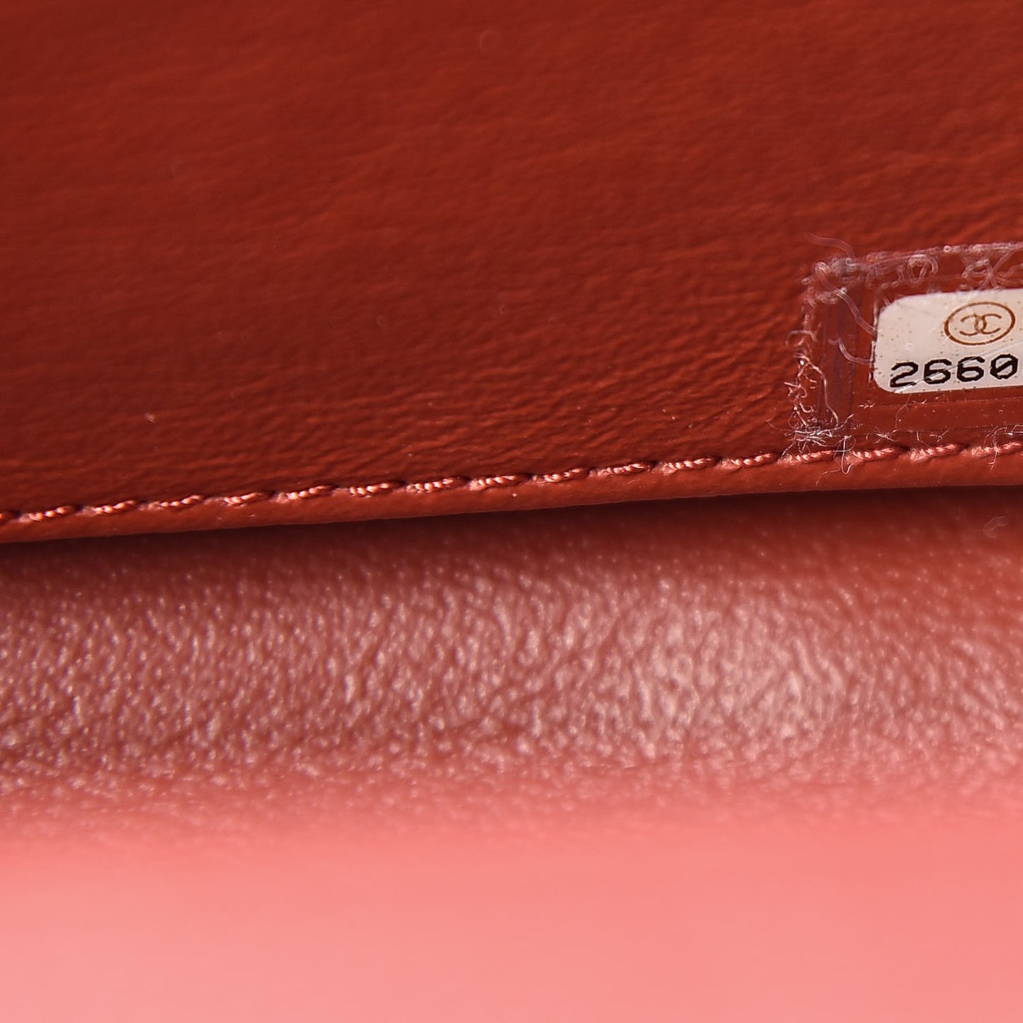 Caviar Quilted Mini Business Affinity Flap Dark Red