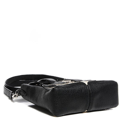 3.1 Phillip Lim 3.1 Pebbled Leather Elaphe Mini Pashli Satchel Natural Black 4 of 13