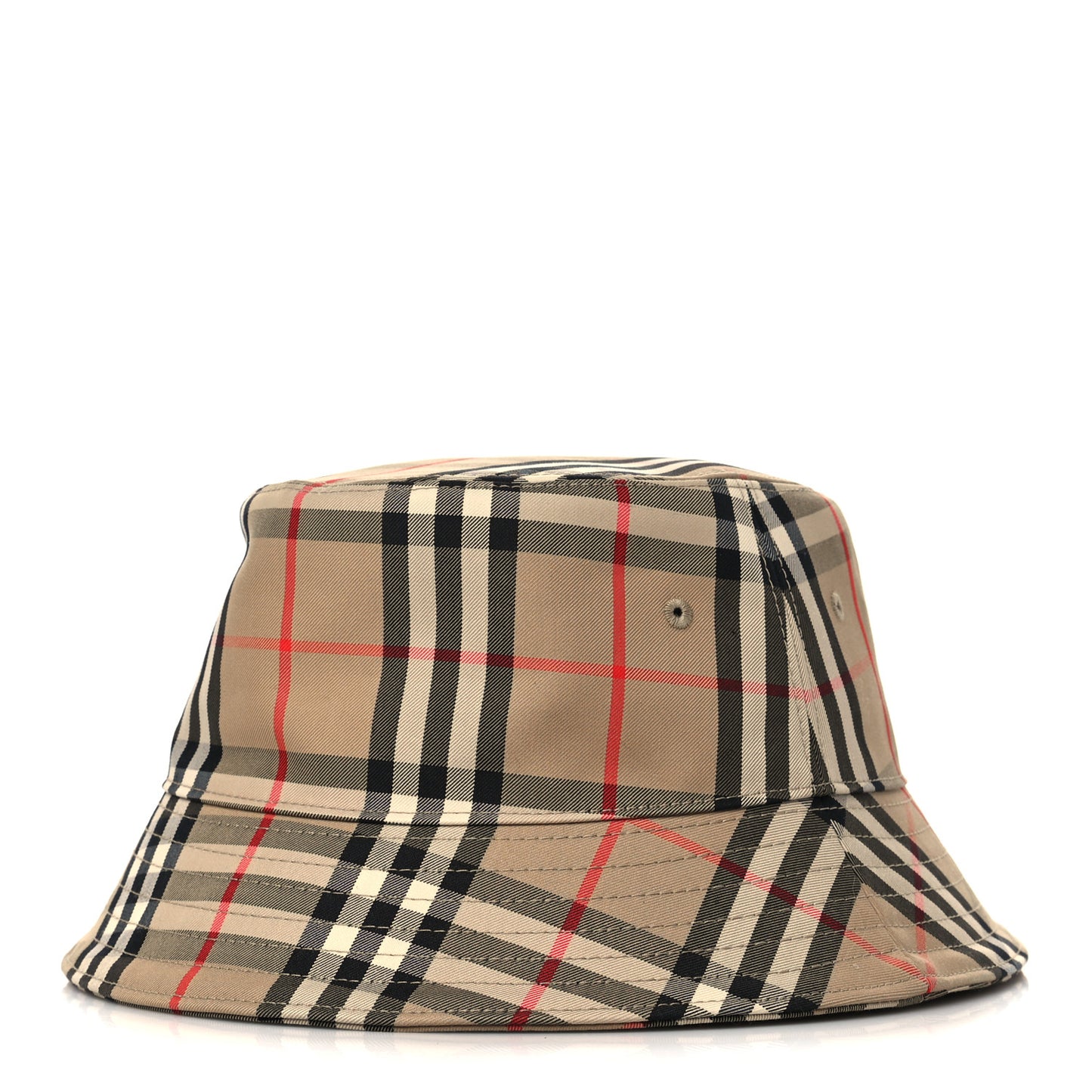 Technical Cotton Vintage Check Bucket Hat M Archive Beige