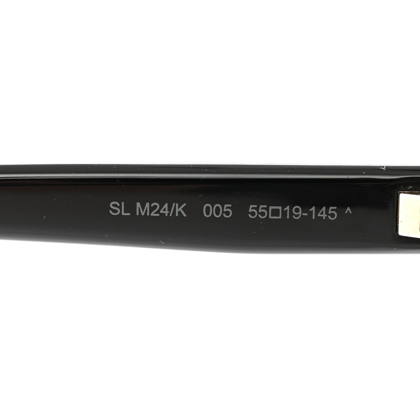 Oversize Square Acetate SLM24K Sunglasses Black