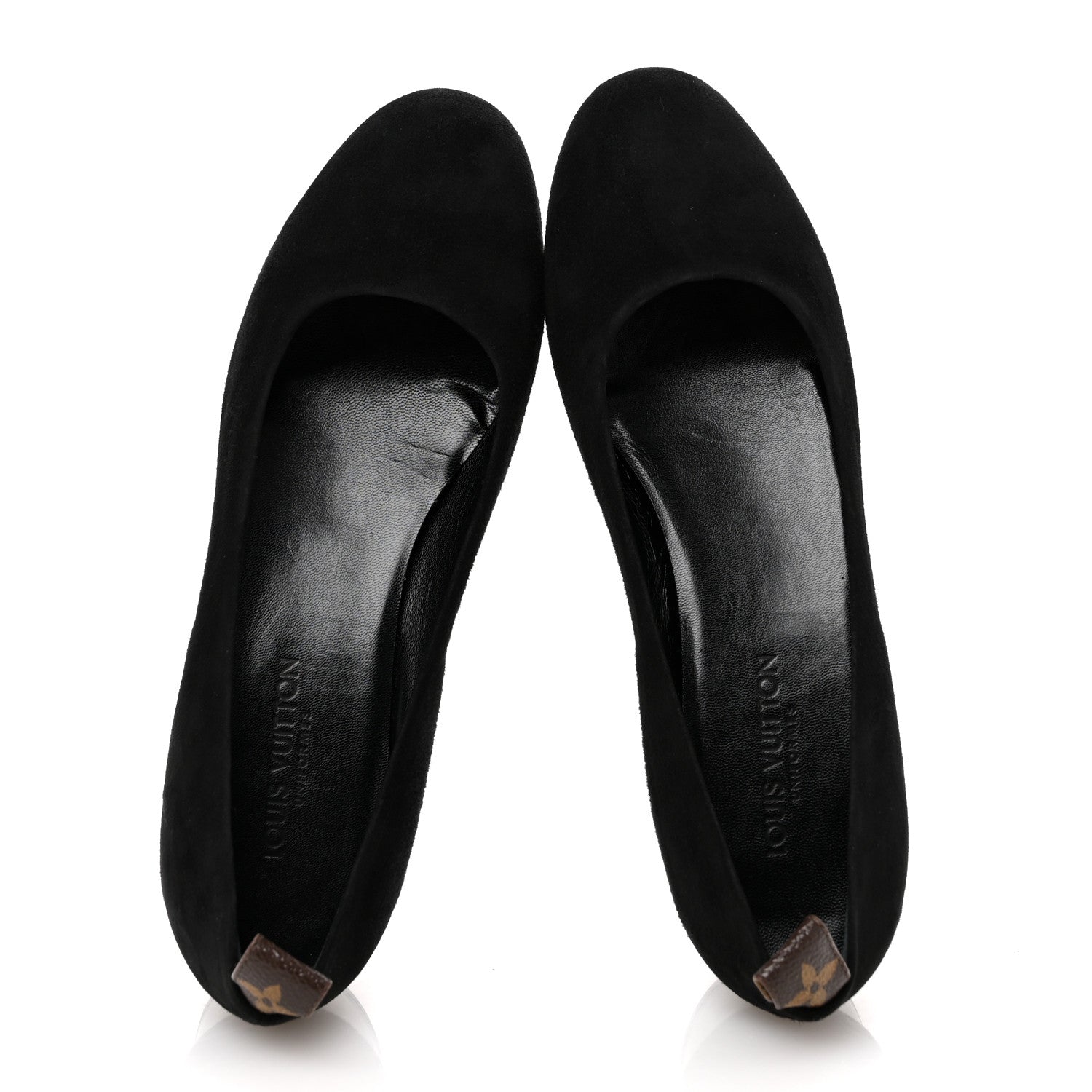 Louis Vuitton Suede Uniformes Pump 37 Black 2 of 9