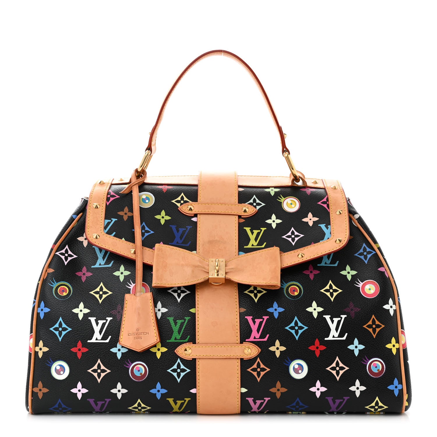 Louis Vuitton Monogram Multicolor Murakami Eye Love You Black 1 of 14