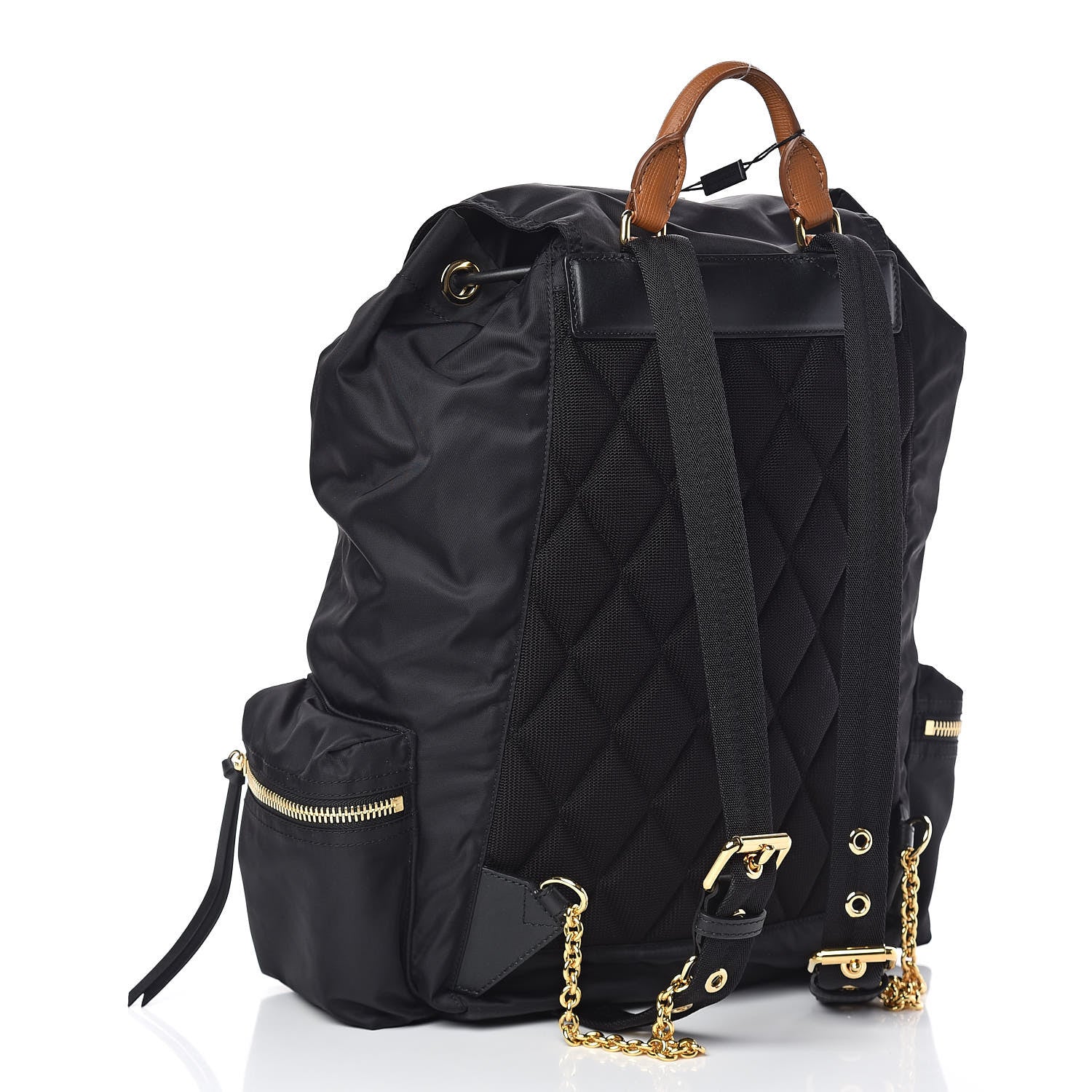 Burberry Nylon Large Rucksack Backpack Black 3 of 10