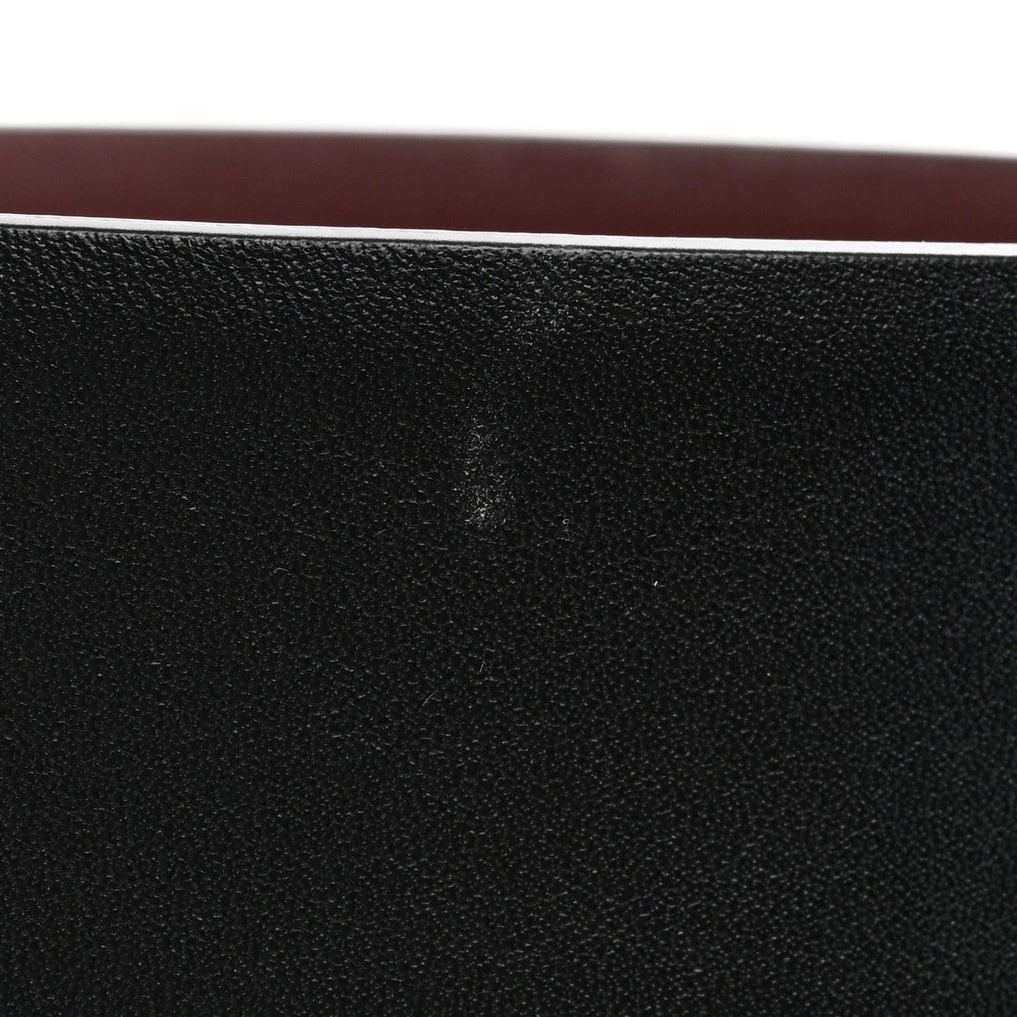 Calfskin CC Reversible Belt 80 32 Black Burgundy