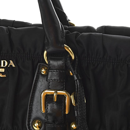 Prada Tessuto Nylon Gaufre Shopping Satchel Black 15 of 18