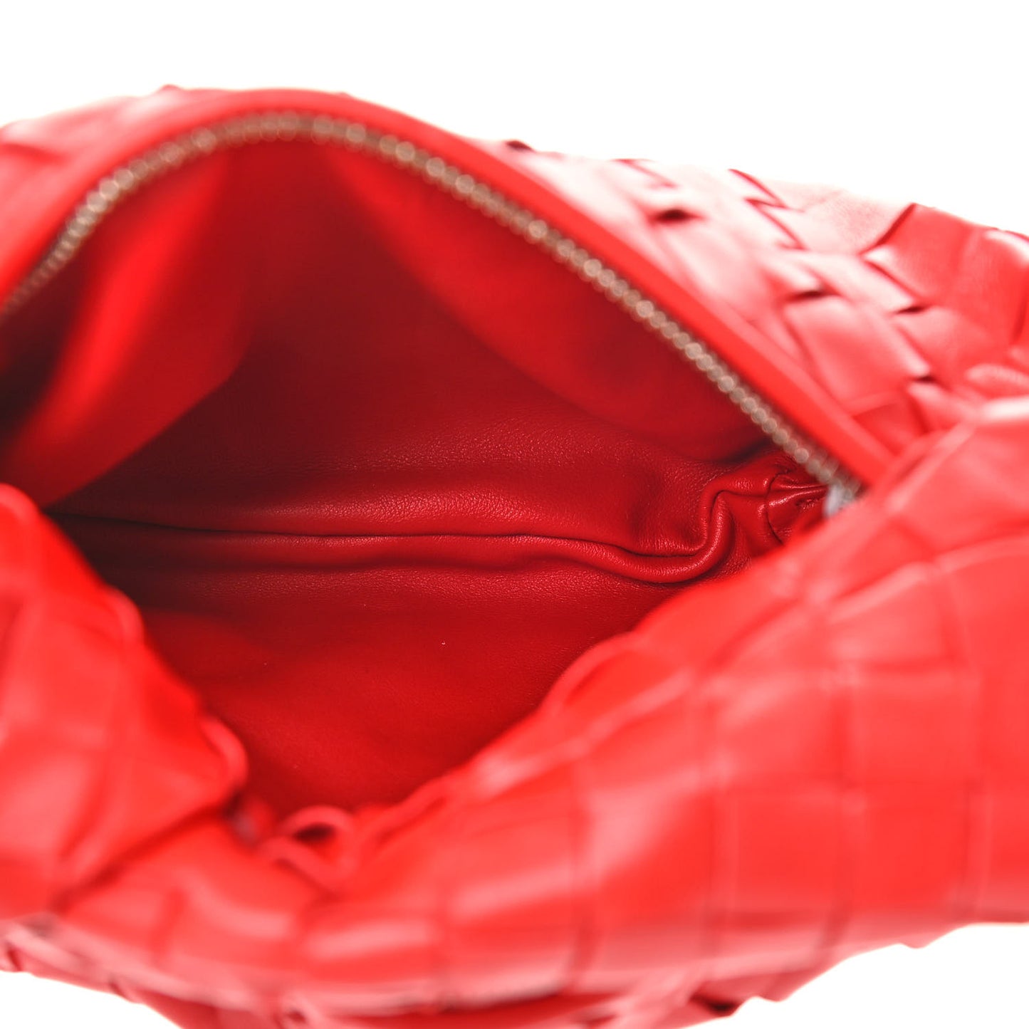 Nappa Intrecciato Mini Jodie Red