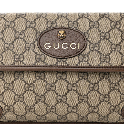 Gucci GG Supreme Monogram Neo Vintage Web Belt Bag Brown 8 of 10