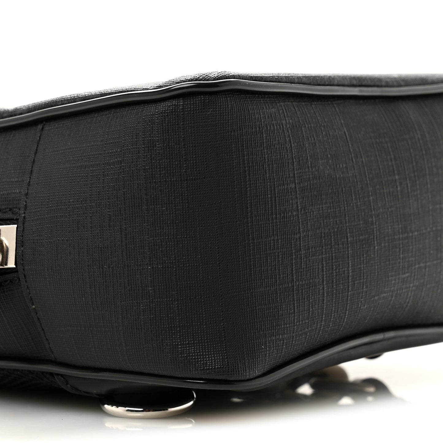 GG Supreme Monogram Web Belt Bag Black Grey