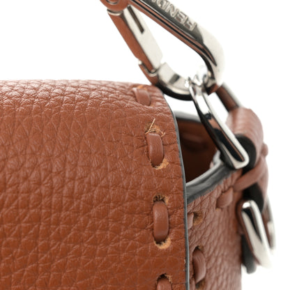 Fendi Cuoio Roma Sellerissima Nappa Sintetica Tape Stitch Baguette Brandy 11 of 11