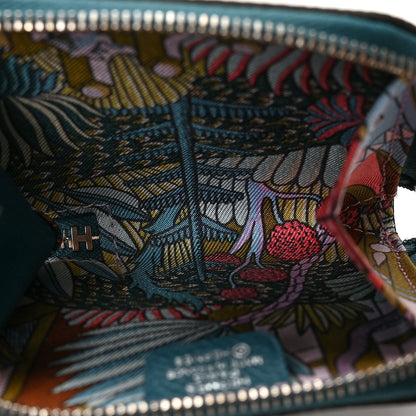 Hermes Epsom Silk'in Coin Purse Vert Bosphore 5 of 8