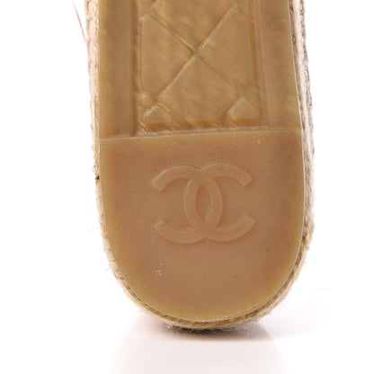 Chanel Mesh Grosgrain CC Espadrilles 40 Pink 8 of 10