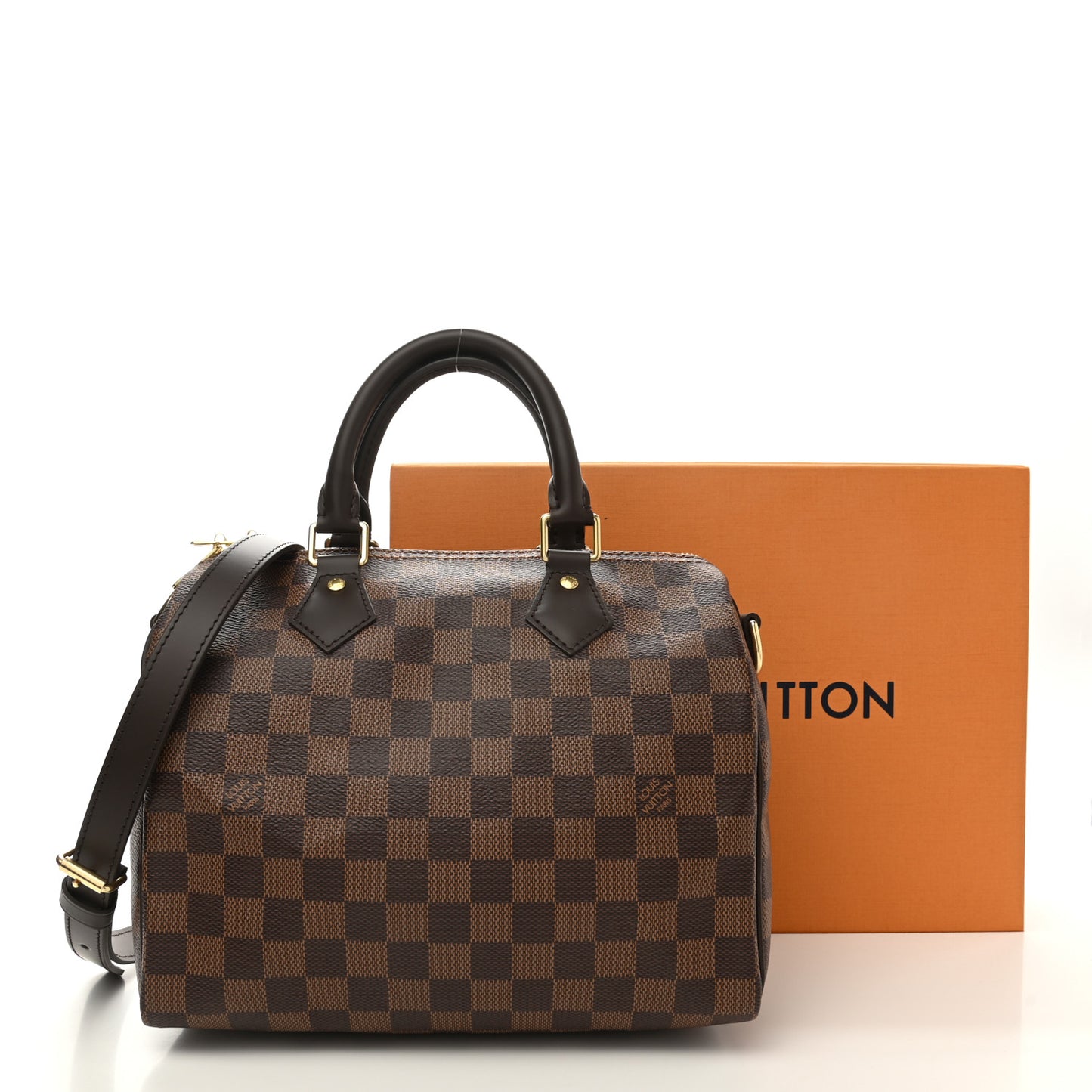 Damier Ebene Speedy Bandouliere 25